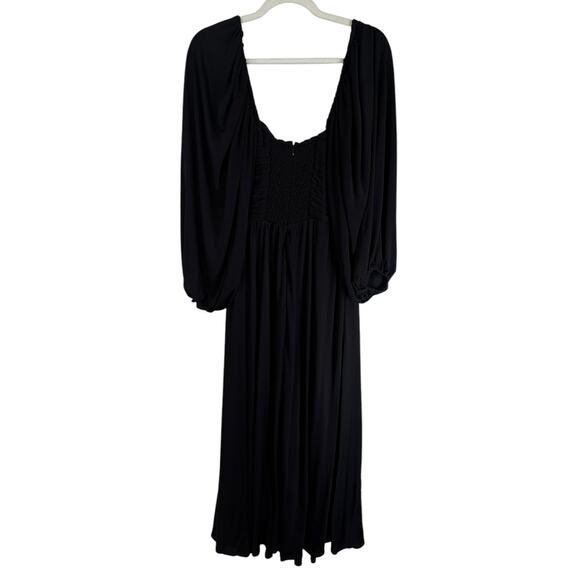 NWT The Westside Vivian Crepe Midi Dress Black‎ Small - Picture 5 of 9